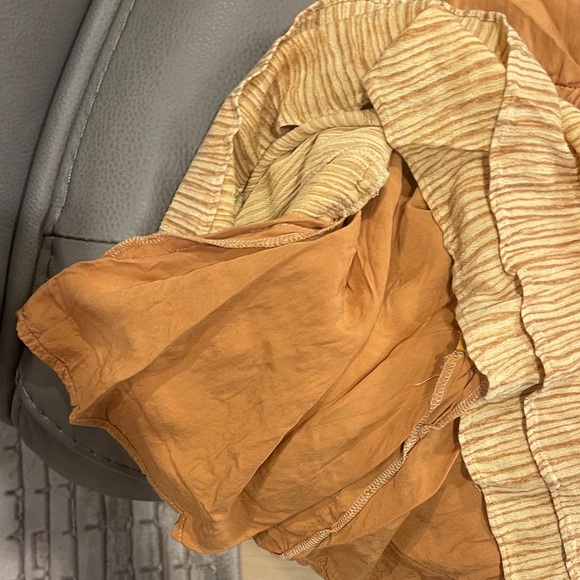 Lulu's Tan Ruffle Mini Dress - Picture 6 of 6